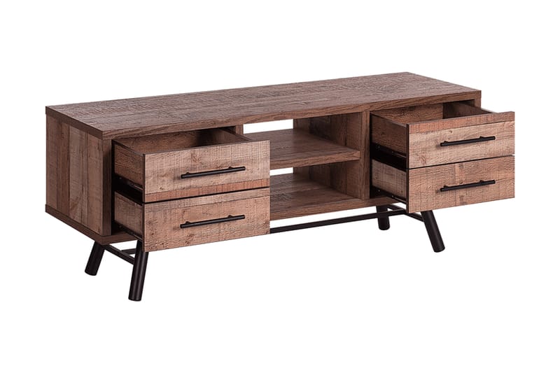 TV-Bänk Clouatre 127 cm - Trä|Natur - Möbler - TV- & Mediamöbler - TV bänk & mediabänk