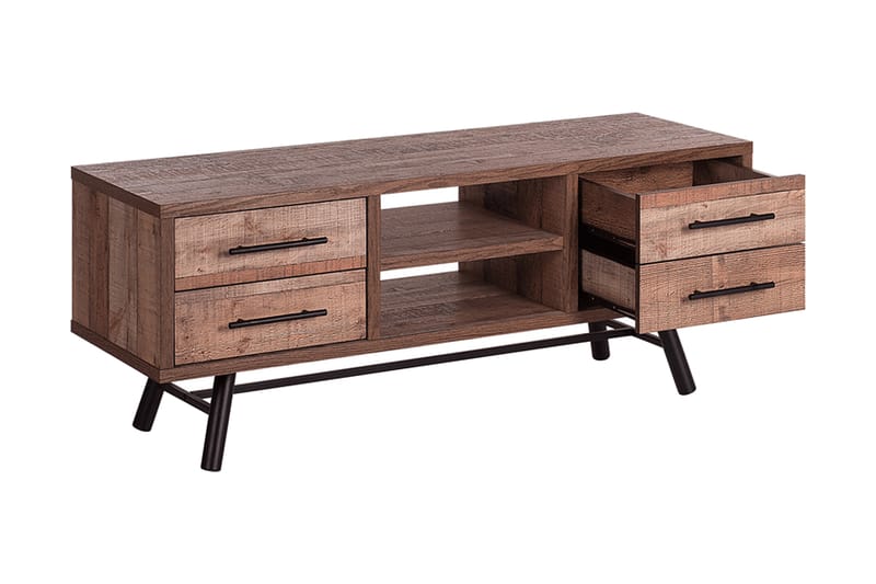 TV-Bänk Clouatre 127 cm - Trä|Natur - Möbler - TV- & Mediamöbler - TV bänk & mediabänk