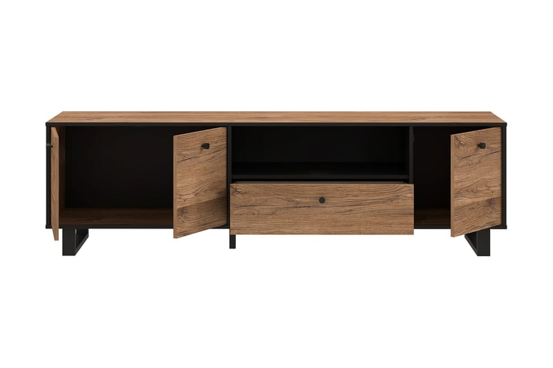 Tv-bänk Coppin 180 cm - Brun/Svart - Möbler - TV- & Mediamöbler - TV bänk & mediabänk