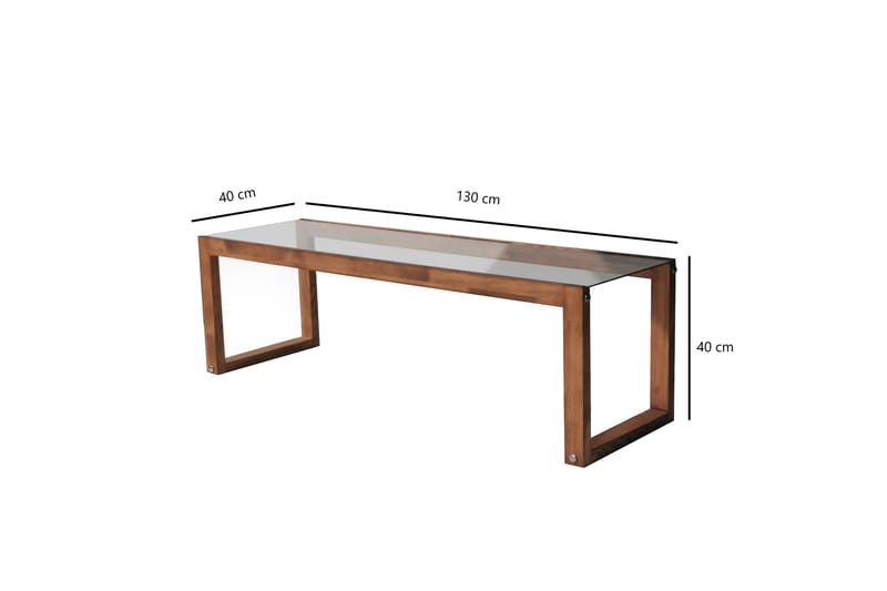 Tv-bänk Crebb 130 cm - Natur - Möbler - TV- & Mediamöbler - TV bänk & mediabänk