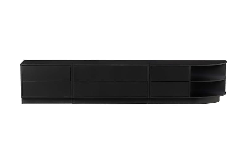 TV-bänk Cykko 78 cm Höger - Kolsvart - Möbler - TV- & Mediamöbler - TV bänk & mediabänk