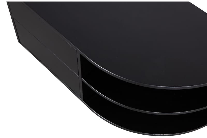 TV-bänk Cykko 78 cm Höger - Kolsvart - Möbler - TV- & Mediamöbler - TV bänk & mediabänk