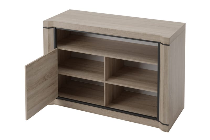 TV-bänk Dallas 107x48x72 cm - Beige/Grå - Möbler - TV- & Mediamöbler - TV bänk & mediabänk