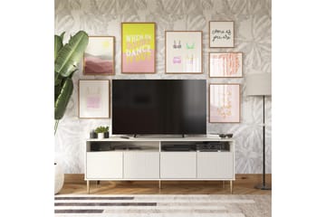 Tv-bänk Daphne 158,5x50 cm Vit - Dorel Home - Möbler - TV- & Mediamöbler - TV bänk & mediabänk
