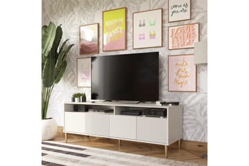 Tv-bänk Daphne 158,5x50 cm Vit - Dorel Home - Möbler - TV- & Mediamöbler - TV bänk & mediabänk