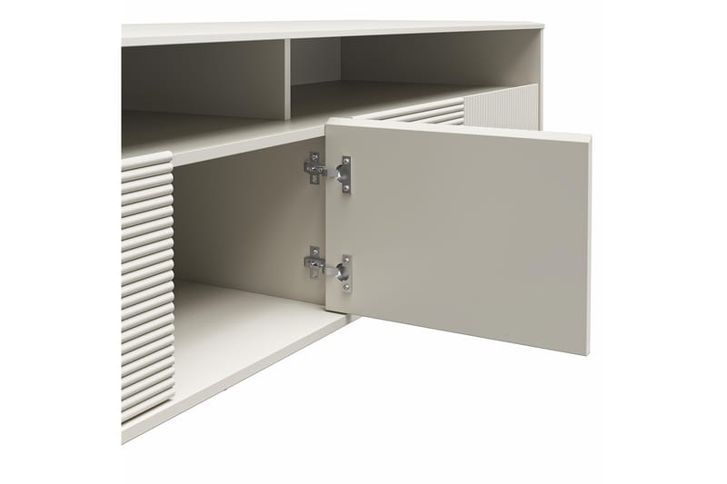 Tv-bänk Daphne 158,5x50 cm Vit - Dorel Home - Möbler - TV- & Mediamöbler - TV bänk & mediabänk