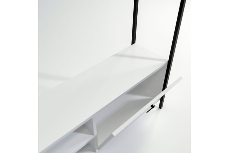 Tv-bänk Demirler 180 cm - Vit - Möbler - TV- & Mediamöbler - TV bänk & mediabänk