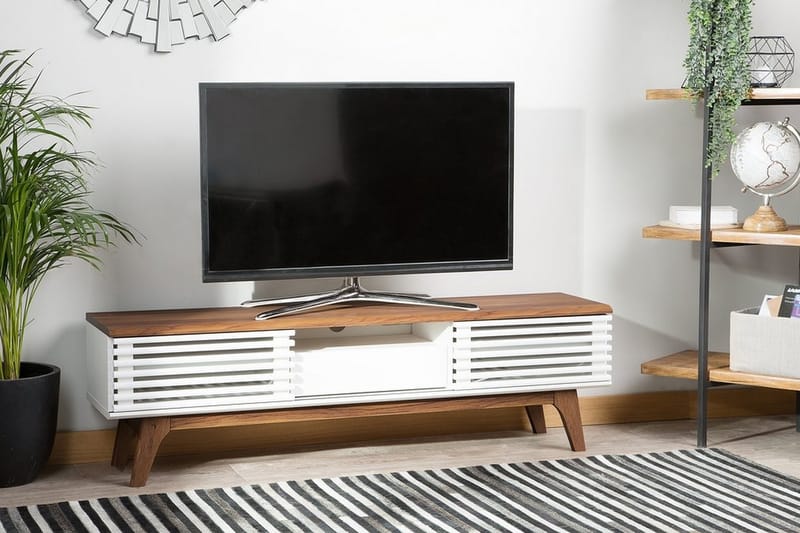 Tv-Bänk Detroit 35x149 cm - Trä|Natur - Möbler - TV- & Mediamöbler - TV bänk & mediabänk