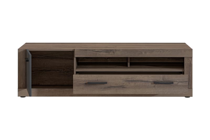 Tv-bänk Dimitritov 143 cm - Brun - Möbler - TV- & Mediamöbler - TV bänk & mediabänk