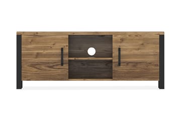 TV-bänk Dingelvik 147 cm - Svart|Trä|Natur - Möbler - TV- & Mediamöbler - TV bänk & mediabänk