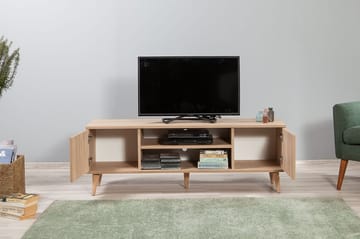 Tv-bänk Dirk 140 cm - Ljusbrun - Möbler - TV- & Mediamöbler - TV bänk & mediabänk