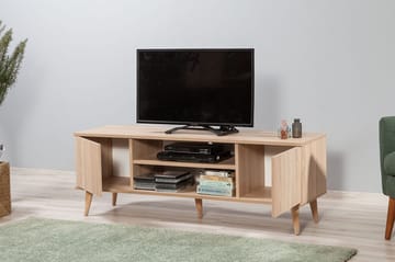 Tv-bänk Dirk 140 cm - Ljusbrun - Möbler - TV- & Mediamöbler - TV bänk & mediabänk