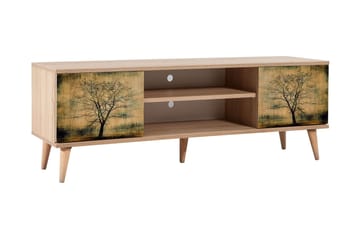 Tv-bänk Dirk 140 cm Trädsilhuett