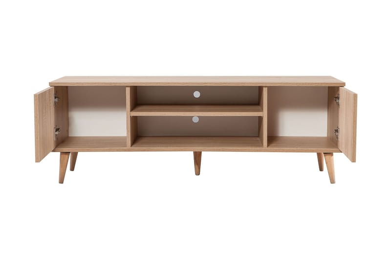 Tv-bänk Dirk 140 cm Panel - Brun - Möbler - TV- & Mediamöbler - TV bänk & mediabänk