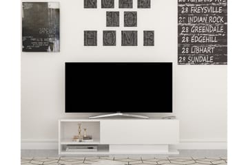 TV-Bänk Dumö 120 cm - Vit - Möbler - TV- & Mediamöbler - TV bänk & mediabänk