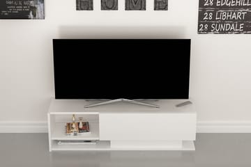 TV-Bänk Dumö 120 cm - Vit - Möbler - TV- & Mediamöbler - TV bänk & mediabänk