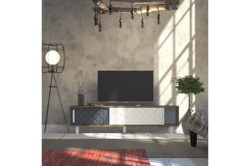 TV-Bänk Dumö 180 cm - Brun|Vit - Möbler - TV- & Mediamöbler - TV bänk & mediabänk