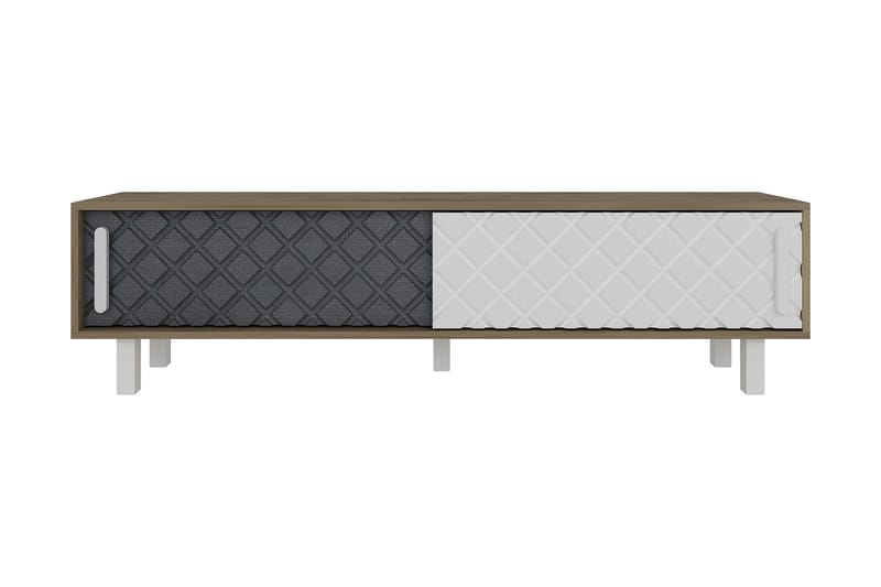 TV-Bänk Dumö 180 cm - Brun|Vit - Möbler - TV- & Mediamöbler - TV bänk & mediabänk