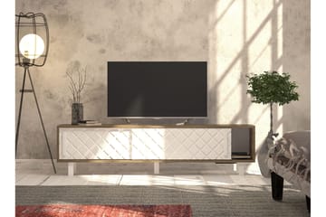 TV-Bänk Dumö 180 cm - Brun|Vit - Möbler - TV- & Mediamöbler - TV bänk & mediabänk