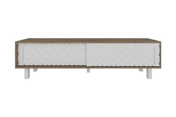 TV-Bänk Dumö 180 cm - Brun|Vit - Möbler - TV- & Mediamöbler - TV bänk & mediabänk