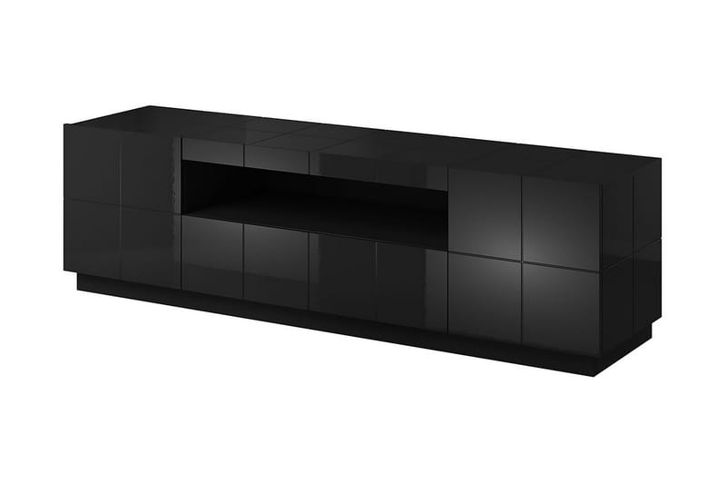 Tv-bänk Ebreon 184 cm - Svart - TV bänk & mediabänk