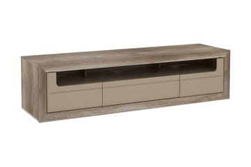 Tv-bänk Edirne 194 cm - Beige/Brun - Möbler - TV- & Mediamöbler - TV bänk & mediabänk