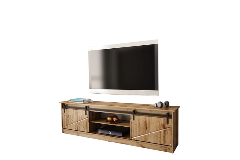 Tv-bänk - Ek - Möbler - TV- & Mediamöbler - TV bänk & mediabänk