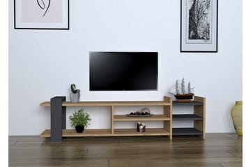 Tv-bänk Elistia 154 cm - Blå/Antracit - Möbler - TV- & Mediamöbler - TV bänk & mediabänk