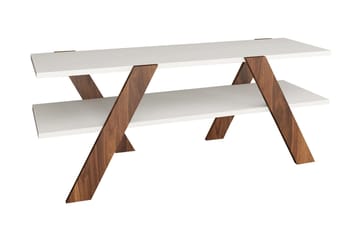 TV-bänk Ervasteby 120 cm - Vit - Möbler - TV- & Mediamöbler - TV bänk & mediabänk
