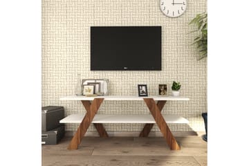 TV-bänk Ervasteby 120 cm - Vit - Möbler - TV- & Mediamöbler - TV bänk & mediabänk