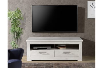 Tv-bänk Feres 137 cm - Vit - Möbler - TV- & Mediamöbler - TV bänk & mediabänk