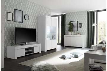 TV-bänk Firenze 138 cm - Vit - Möbler - TV- & Mediamöbler - TV bänk & mediabänk