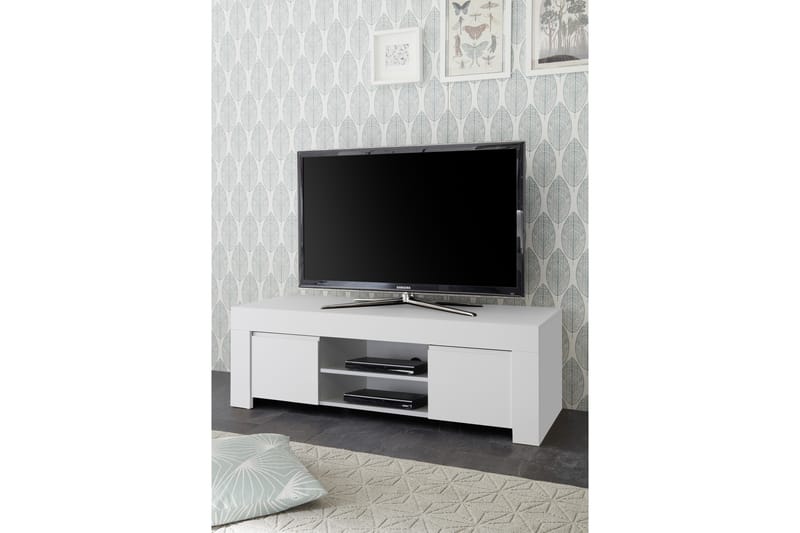 TV-bänk Firenze 138 cm - Vit - Möbler - TV- & Mediamöbler - TV bänk & mediabänk