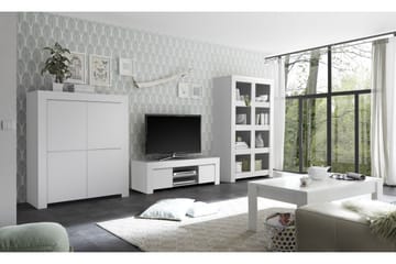 TV-bänk Firenze 138 cm - Vit - Möbler - TV- & Mediamöbler - TV bänk & mediabänk