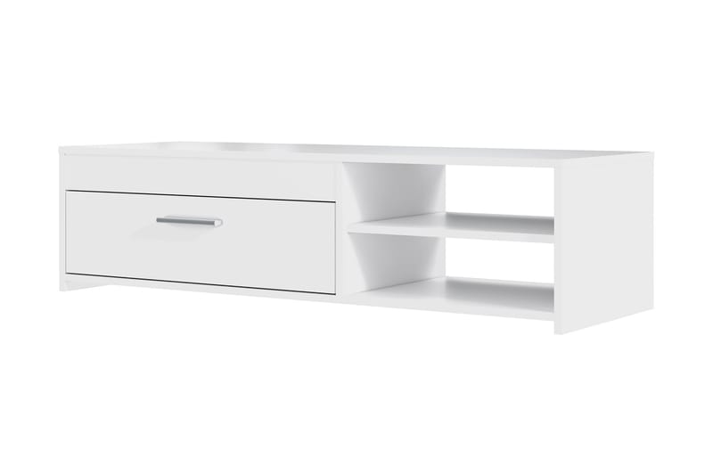 Tv-bänk Flannigan 120 cm - Vit - Möbler - TV- & Mediamöbler - TV bänk & mediabänk