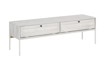 TV-bänk Franja 140 cm - Beige|Vit - Möbler - TV- & Mediamöbler - TV bänk & mediabänk