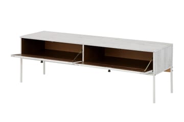 TV-bänk Franja 140 cm - Beige|Vit - Möbler - TV- & Mediamöbler - TV bänk & mediabänk