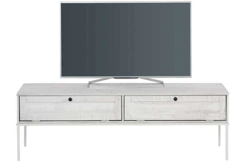 TV-bänk Franja 140 cm - Beige|Vit - Möbler - TV- & Mediamöbler - TV bänk & mediabänk