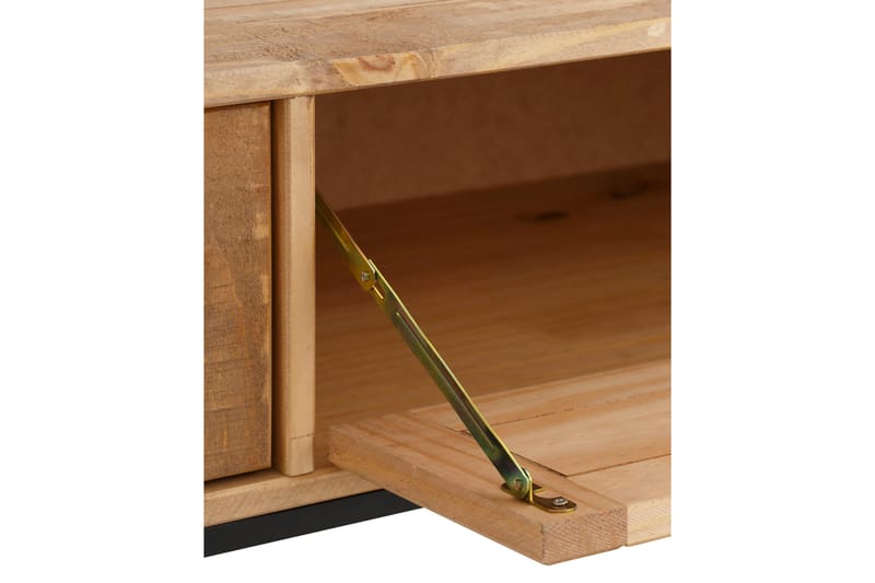 TV-bänk Franja 140 cm - Natur|Svart - Möbler - TV- & Mediamöbler - TV bänk & mediabänk