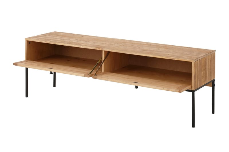 TV-bänk Franja 140 cm - Natur|Svart - Möbler - TV- & Mediamöbler - TV bänk & mediabänk