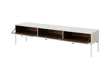 TV-bänk Franja 175 cm - Beige|Vit - Möbler - TV- & Mediamöbler - TV bänk & mediabänk