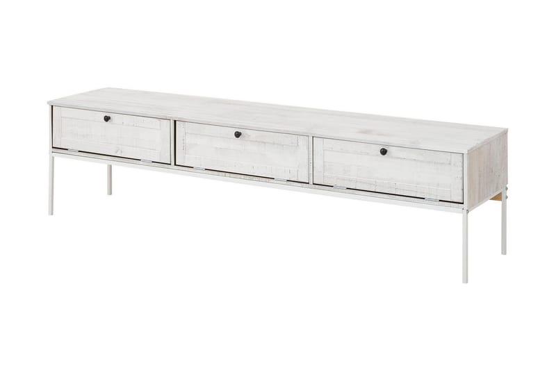TV-bänk Franja 175 cm - Beige|Vit - Möbler - TV- & Mediamöbler - TV bänk & mediabänk