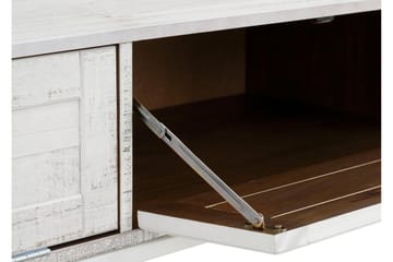 TV-bänk Franja 175 cm - Beige|Vit - Möbler - TV- & Mediamöbler - TV bänk & mediabänk