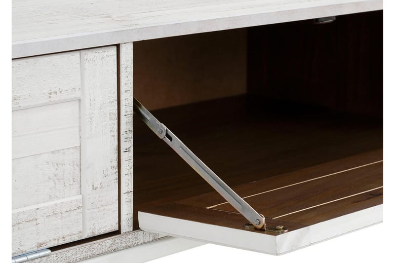 TV-bänk Franja 175 cm - Beige|Vit - Möbler - TV- & Mediamöbler - TV bänk & mediabänk