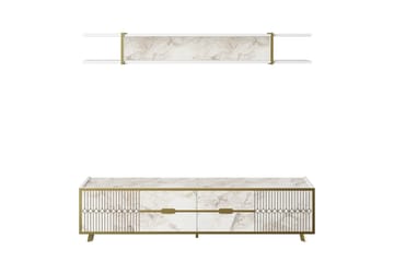 Tv-bänk Fridaria 179,8 cm - Vit - Möbler - TV- & Mediamöbler - TV bänk & mediabänk