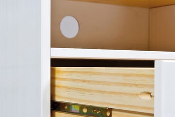 TV-bänk Gambier 180 cm - Vit|Brun - Möbler - TV- & Mediamöbler - TV bänk & mediabänk