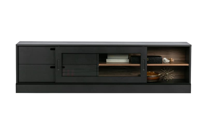 TV-bänk Giacoma 50x180 cm - Svart - Möbler - TV- & Mediamöbler - TV bänk & mediabänk