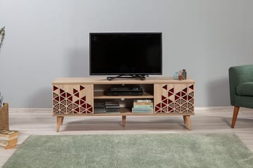 TV-Bänk Gillberga 140 cm - Brun - Möbler - TV- & Mediamöbler - TV bänk & mediabänk