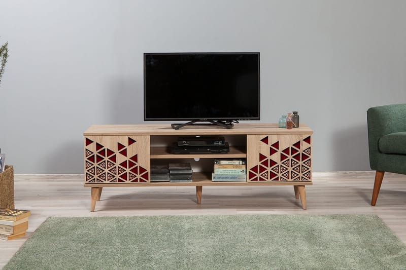 TV-Bänk Gillberga 140 cm - Brun - Möbler - TV- & Mediamöbler - TV bänk & mediabänk