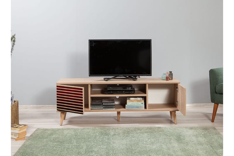 TV-Bänk Gillberga 140 cm - Brun - Möbler - TV- & Mediamöbler - TV bänk & mediabänk